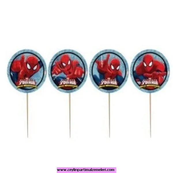 Spıderman Temalı Kürdan